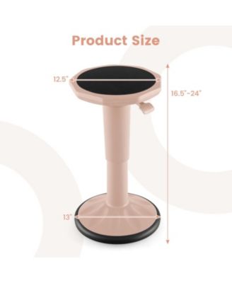 Adjustable-Height Wobble Stool for Active Seating
