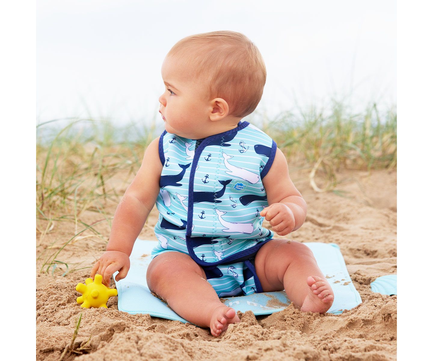 Splash About Baby Wrap Neoprene Wetsuit, цвет: Розовый, вариант 1 — фото 4