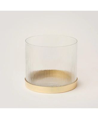 Fluted Glass Vase