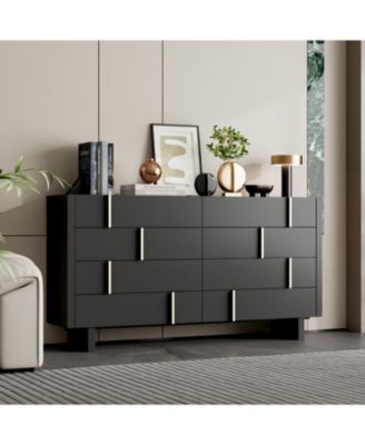 71" Dresser with 8 Large Drawers, Bedroom Chest