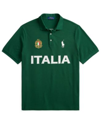 Polo by Ralph Lauren ITALY ポロシャツ L Polo Ralph Lauren Men's Classic-Fit Italy Polo Shirt - Macy's