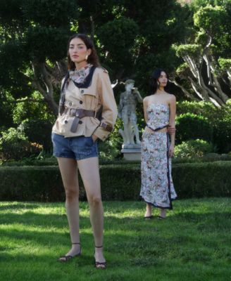 Women's High-Low-Rise Denim Shorts