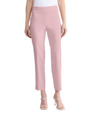 Women's Straight-Leg Pull-On Ankle Pants