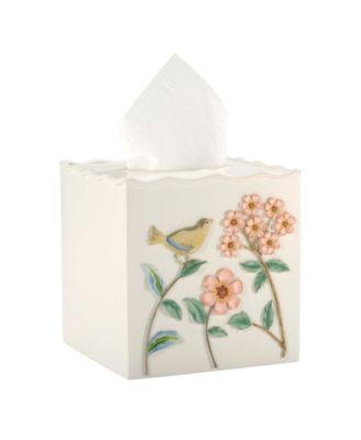Pretty Birds 6" Tissue Box Cover