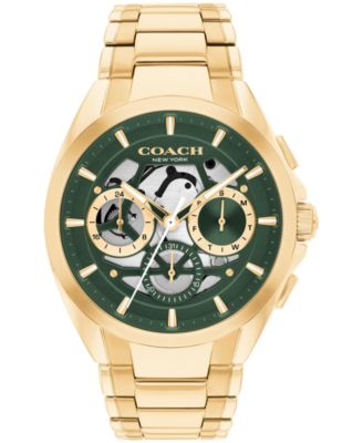 Men's Jackson Gold Tone Stainless Steel Bracelet Watch, 41.5mm