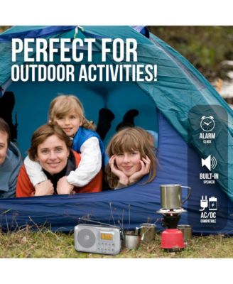 4 Band AM/FM/SW1-2 PLL Radio - Silver