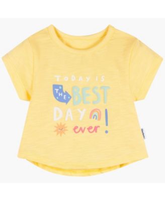 Baby Girls Short Sleeve T-Shirts, 3-Pack