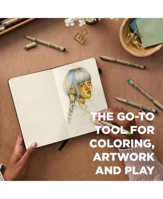 Pigma Micron Color Sets, Assorted, 73 Pen Count