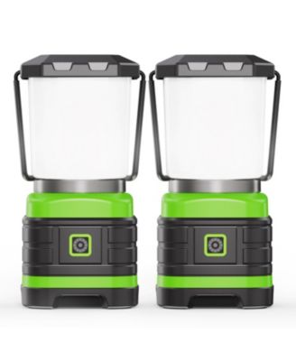 2 Pack LED Camping Lantern Portable Emergency Flashlight Camping Outdoor Recreation Gear
