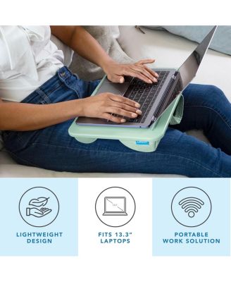 Compact Lap Desk 14" Laptop Stand Portable Workstation