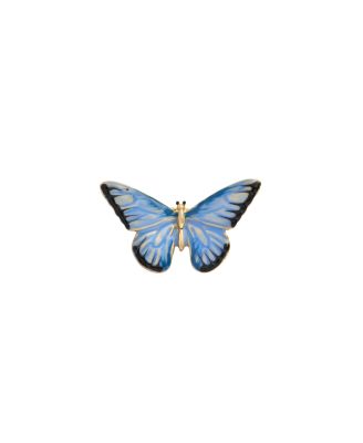 Enamel Blue Butterfly Brooch