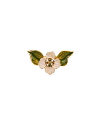 Poppy Anemone Enamel Brooch