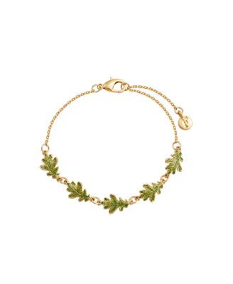 Oak Leaf Gold Bracelet