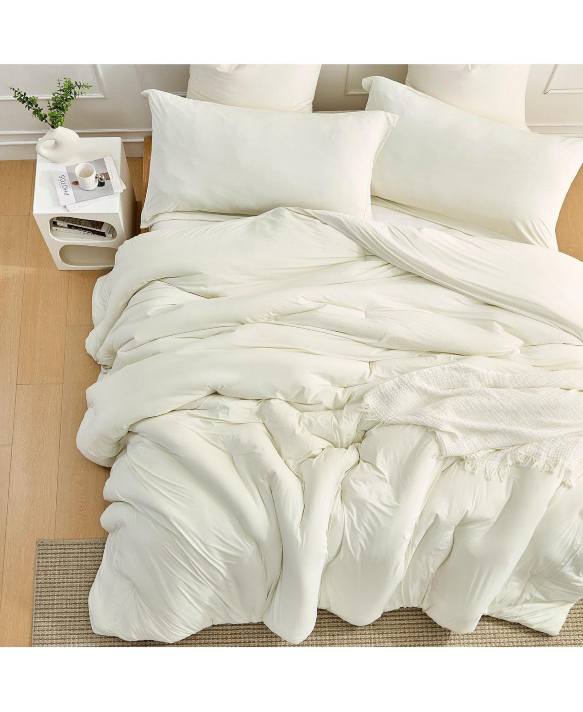 Look At This Thicky - Coma Inducer Oversized Comforter Set - Standard Thicky - Creamy Elephant