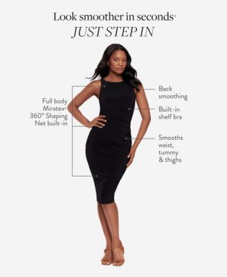 Women's Crewneck Midi Shaping Dress