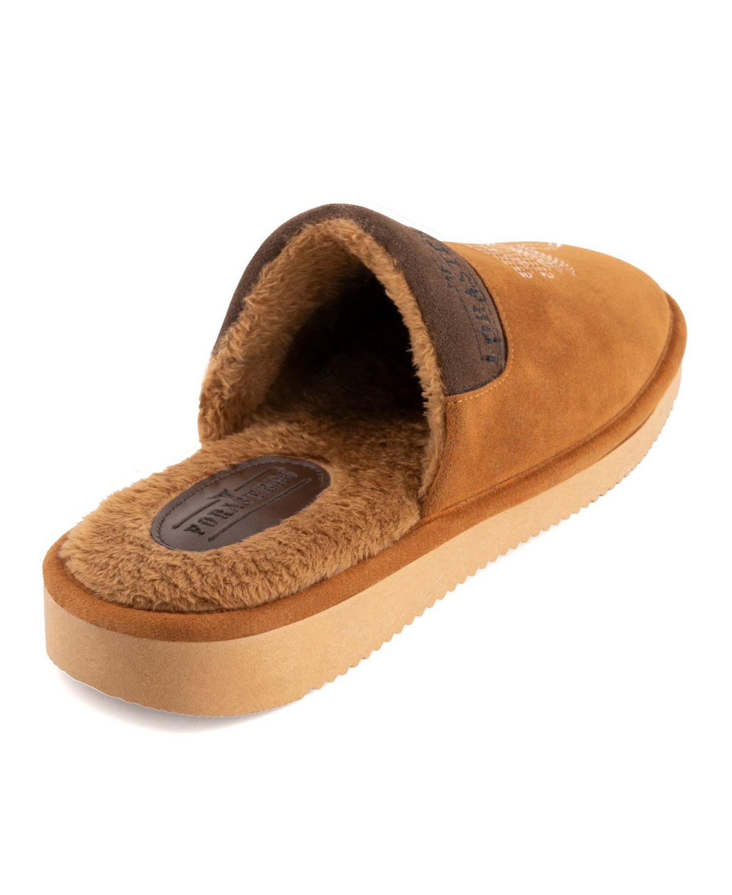 Мужские тапочки Forastero Suede Slippers, цвет: Коричневый — фото 2