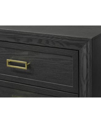 Modern Glam 2-Drawer Nightstand