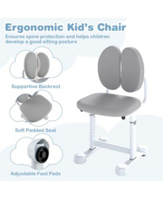 Kid's Study Desk and with Tilt Desktop and Pen Holder