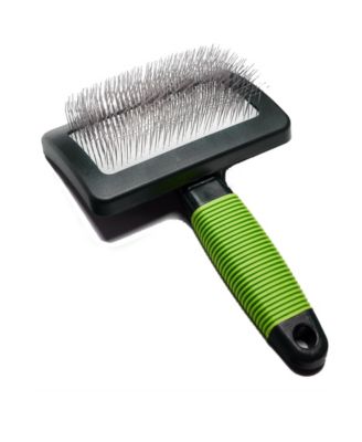 Aronkl Dog Slicker Brush Extra Long Pins Grooming Shedding Tangles Loose Hair for Medium Long Hair Dogs Cats - Green $62