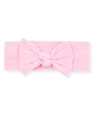 Baby Girls' Zipper Footed Pajama and Bow Headband, 2-Piece Set