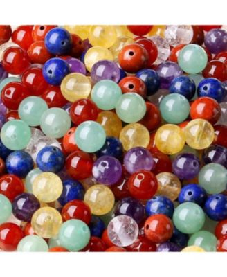 Gnuadz 7 Chakras 8mm Stone Beads Round Loose Diy Bracelet Necklace Earrings - Chakras 42$