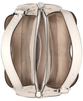 Vibrant Buds Small Crossbody Tote Handbag