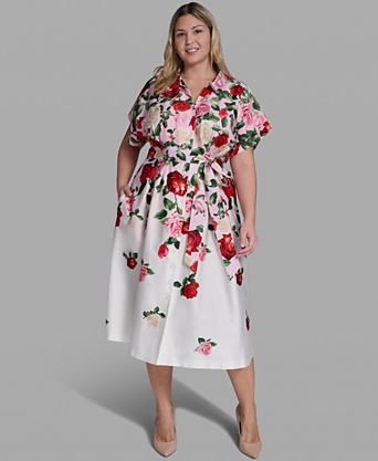 macys plus size fall dresses Multi-Color Plus Size Dresses -