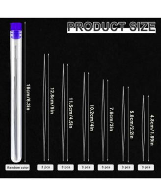 18 Collapsible Big Eye Seed Beads Set Bottle