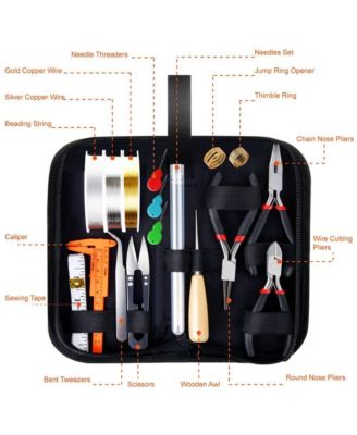 Jewelry Making Supplies Kit Tools Wires Findings Repair Beading