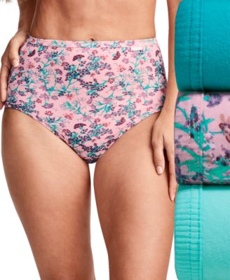 Women's Elance Brief 3 Pack Underwear 1484, 1486 Extended Sizes