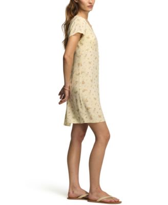 Women's Printed V-Neck Mini Slip Dress