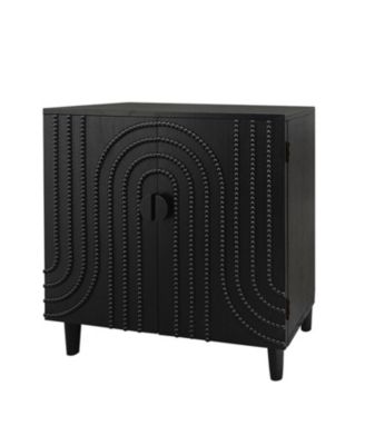 Modern Wood Storage Cabinet 30in Decorative Door Accent Sideboard For Bedroom Entryway