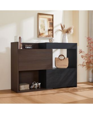 32.5-58.8in Extendable Rotating Storage Cabinet Buffet Sideboard