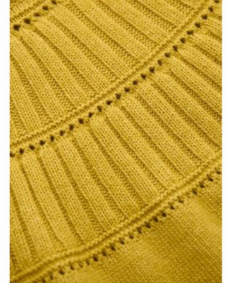 Women's Textured Yoke Sweater