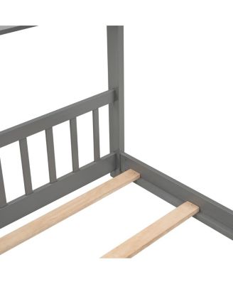 Full Size House Bed Wood Bed