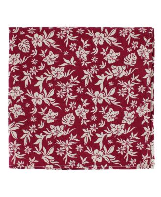 Men's Oleander Floral and Vine Patterned Handkerchiefs (Pack of 3