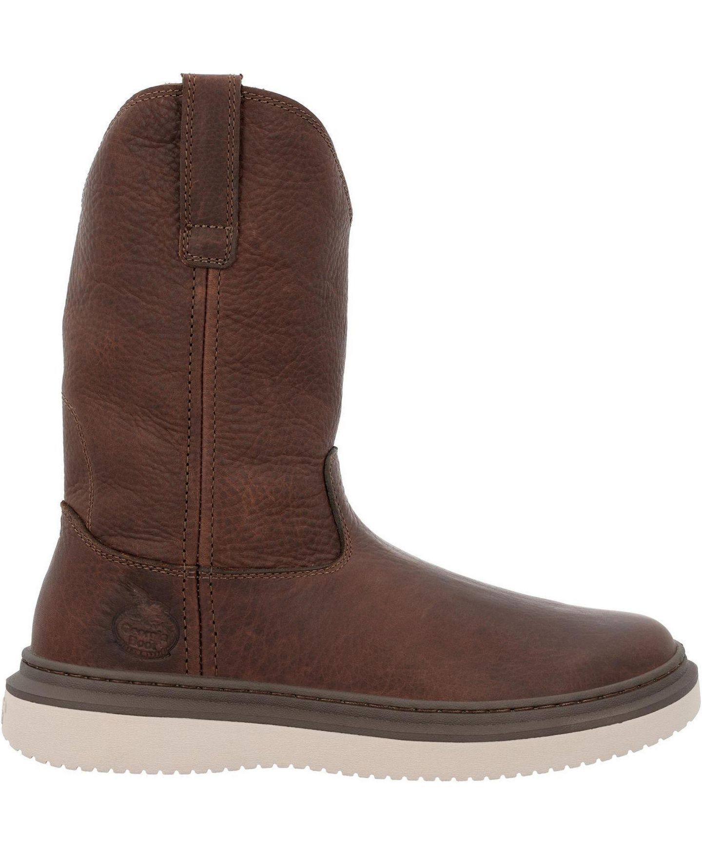 Мужские ботинки GEORGIA BOOT Wedge Superlyte 11" Pull-On Work Boot, цвет: Коричневый — фото 2