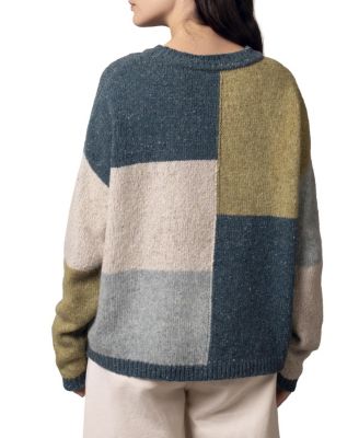 Women's Block Crew Neck Sweater