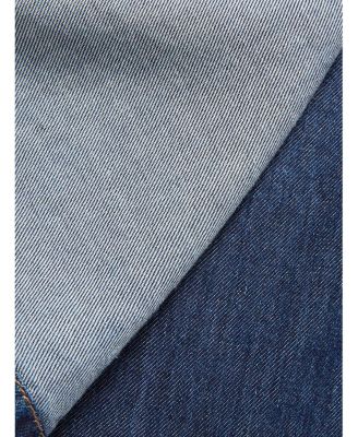 Women's Midi Wrap A-Line Denim Skirt