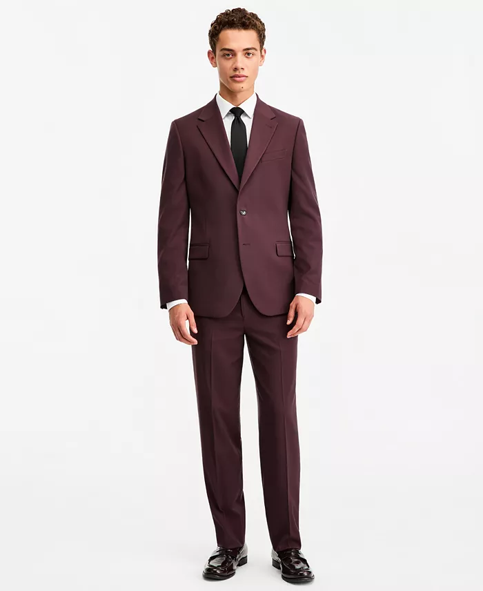 Men's Modern-Fit Stretch Fall 2-Piece Suit - thumbnail 2