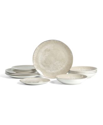 Onyx 12-Pc. Dinnerware Set, Service For 4