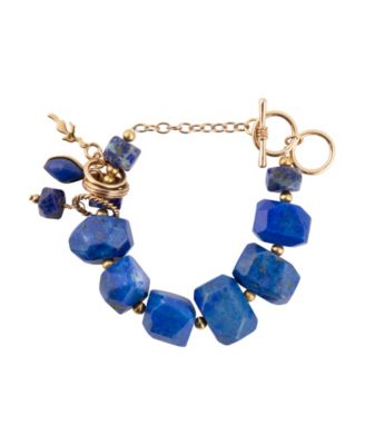 Azul Blue Lapis Chunky Link Bracelet