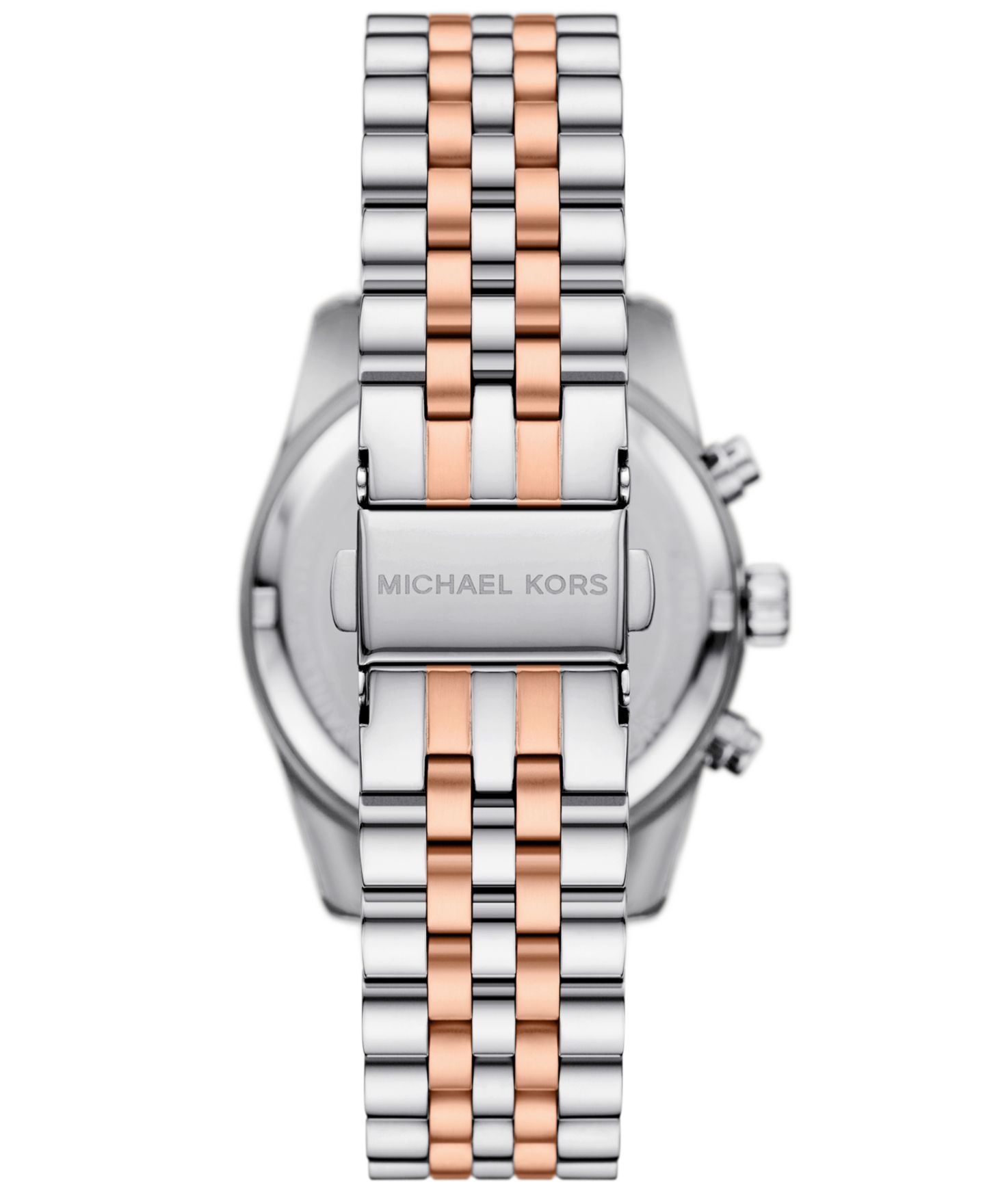 Женские часы Michael Kors Lexington Quartz Chronograph Two-Tone Stainless Steel Watch 38mm — фото 3