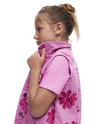 Girls Girls's Denim vest flowers