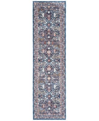Belvoir LRL1300A Navy 2'2" X 10' Runner Area Rug