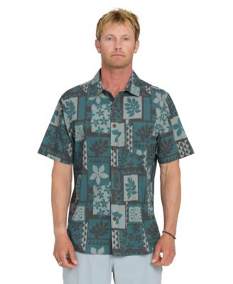 Quiksilver Men's Short-Sleeve Sandy Cove Shirt