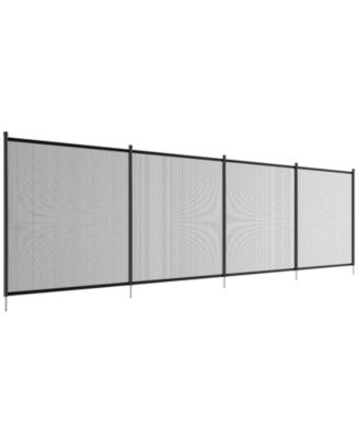4 x 108 FT Removable Safety Pool Fence With Stainless Steel Legs For DIY Installation