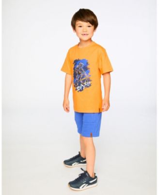 Little Boys ganic Cotton Jersey T-Shirt with Bmx Print