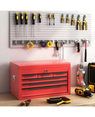 24 Inch Tool Chest Case with 6 Drawers and Top Storage for Garage Repair Shop and Warehouse