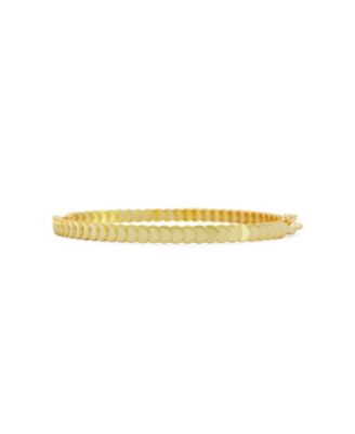 The Lovery Wave Bangle 14K Gold Plated Sterling Silver - Gold 408$